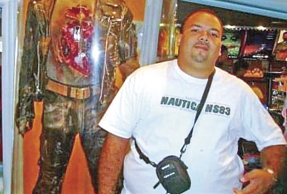 Carlos Zapata cuando pesaba 410 libras.