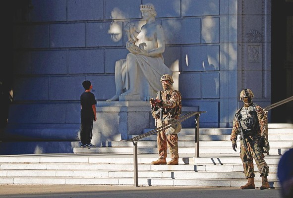 El Ejército ha redoblado esfuerzos tras el asalto al Capitolio.