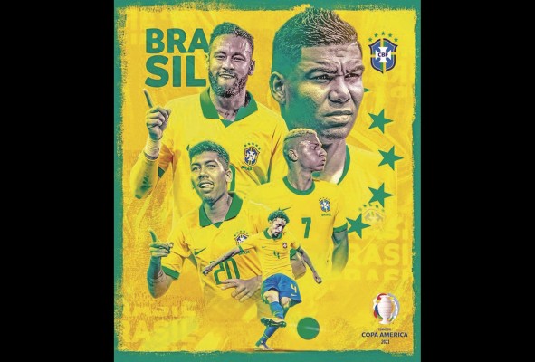Brasil es el actual campeón de la Copa América. Neymar aspira a coronarse por primera vez en este certamen.
