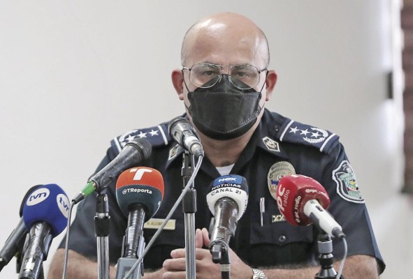 El comisionado Rolando Alonso, director de la Dirección de Responsabilidad Profesional de la Policía Nacional