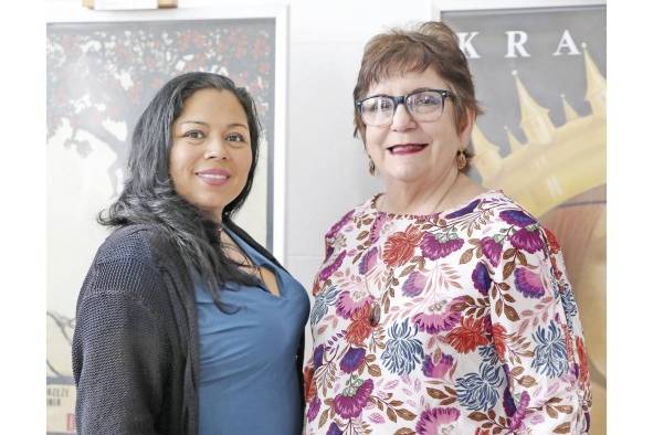 Luz María Frías y Maruja Fábrega