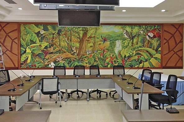 Los murales del maestro David Vega