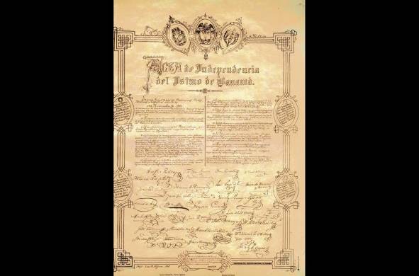 Acta de independencia de Panamá de España.