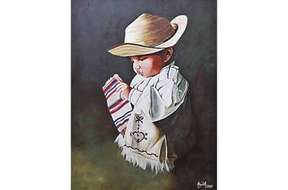 Miguel Ángel Mendieta, el arte de pintar con un solo ojo