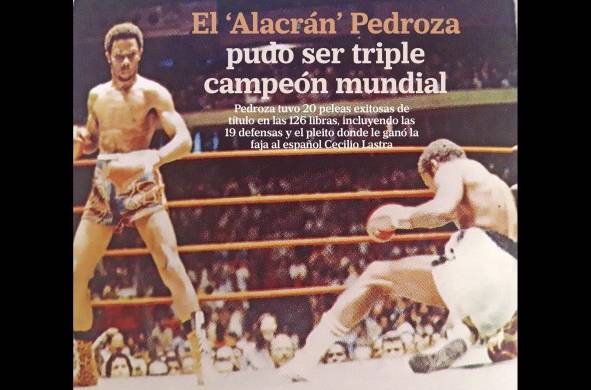 Uno de los triunfos más reconocidos de Eusebio Pedroza (Izq.) fue ante el colonense Orlando Amores (Der.), en los años 70.