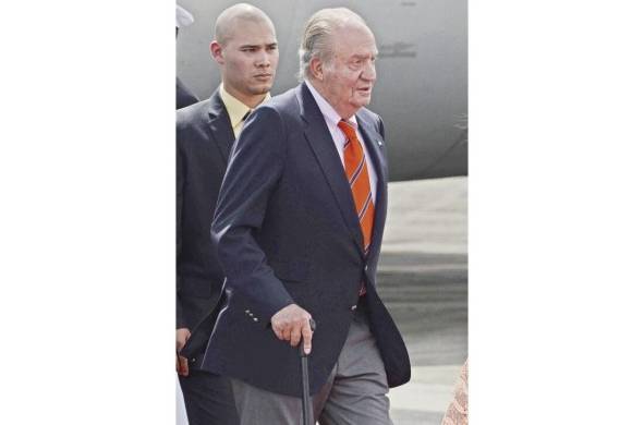 Llegada del rey Juan Carlos al aeropuerto Panamá-Pacífico