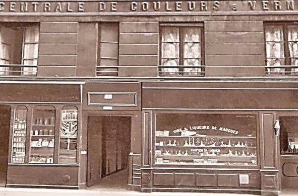 Tienda de venta de materiales para arte Lefranc and Bourgeois, París.