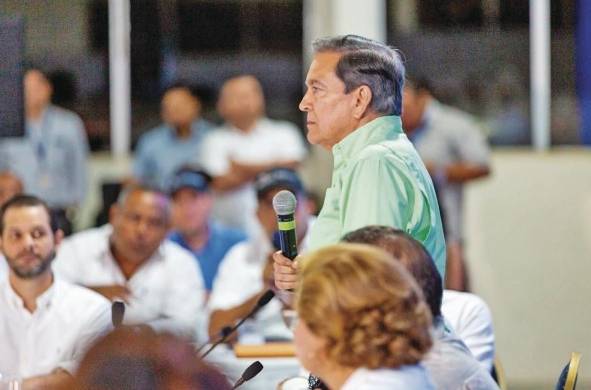 El presidente Laurentino Cortizo habló sobre la corrupción durante su gira por la provincia de Chiriquí.