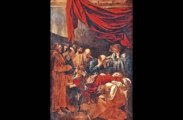 'La muerte de la virgen', Caravaggio (1604 y 1606). Una obra que ocasionó escándalo y fuertes cuestionamientos en su época.