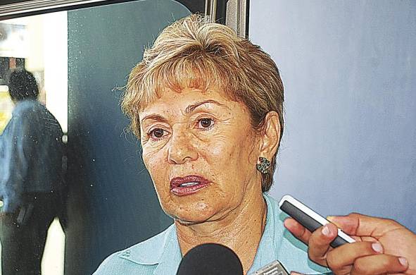 Mireya Moscoso, expresidenta de la República