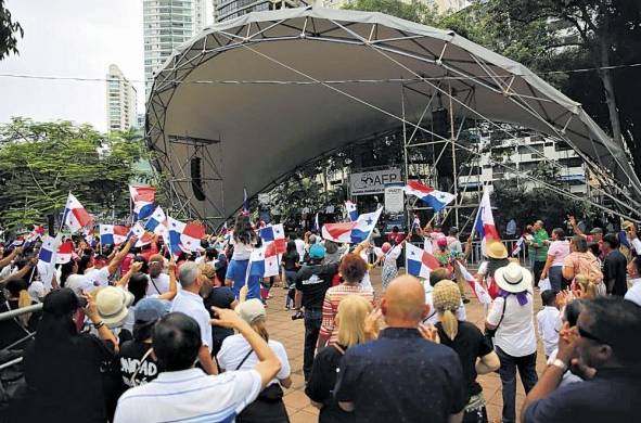 La Alianza Evangélica de Panamá se congregó en el Parque Urracá.