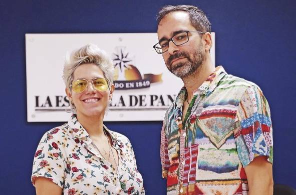 El dúo panameño Monalisa y Rodrigo.