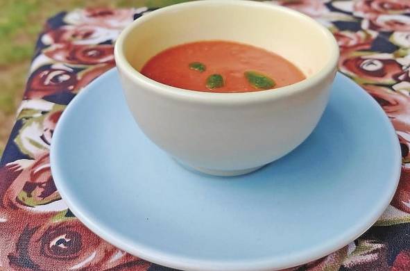 Gazpacho de tomate y sandía