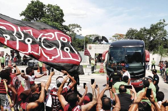 Alrededor de 10,000 fanáticos del Flamengo se han dado el lujo de viajar a Doha, Catar.