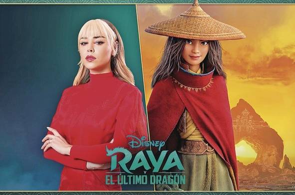 La actriz mexicana Danna Paola regresa al doblaje interpretando a Raya para Latinoamérica.