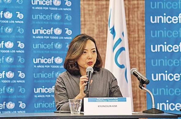 En 2010, Kyungsun Kim ocupó el cargo de especialista 'senior' de programas de Unicef en Jartum, Sudán, en donde lideró equipos y elaboró estrategias y análisis sobre política social.