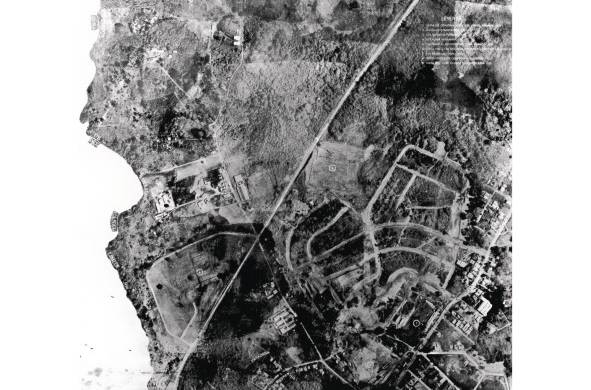 En este fotomapa de 1948 se puede observar el movimiento de tierra que se realizaba para la construcción de la urbanización El Cangrejo. La principal norma de desarrollo urbano de aquella época era el Reglamento de Urbanizaciones aprobado en 1941.