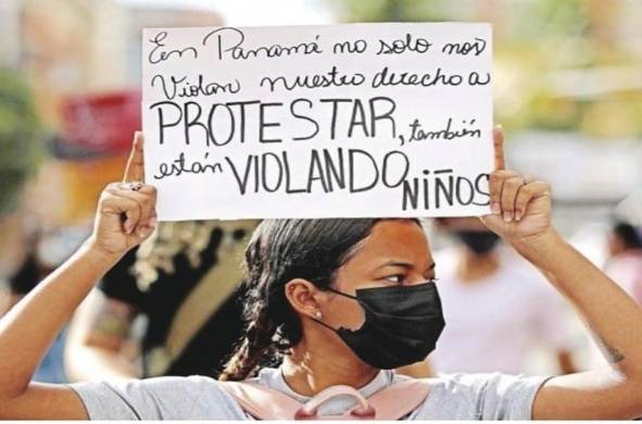 La población panameña organizó protestas por las denuncias de abusos sexuales a menores en albergues del Senniaf.