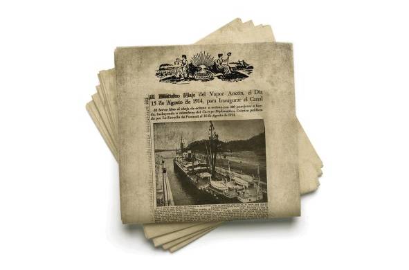 El histórico viaje del vapor Ancón, el día 15 de agosto de 1914, para inaugurar el Canal
