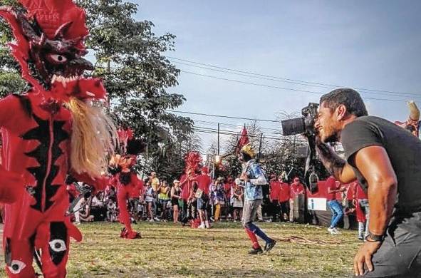 Festival de diablos y congos en Portobelo, Colón