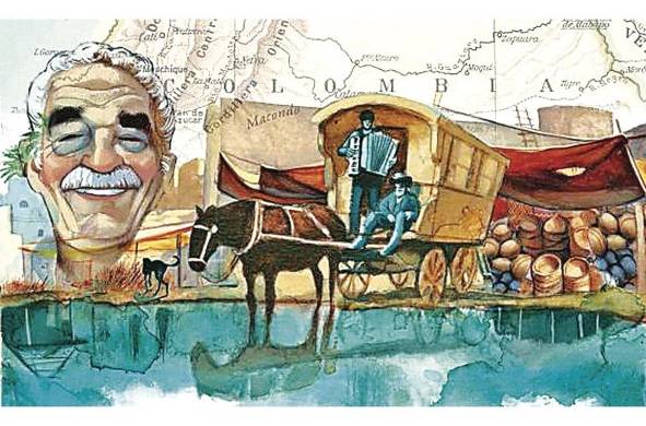 Gabriel García Márquez y su universo al que llamó “Macondo” donde sitúa varias de sus obras.