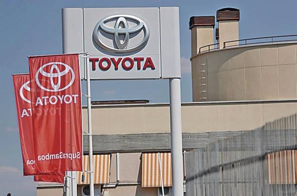 Imagen de la compañía automotriz Toyota, una de las afectadas por al falta de microchips.