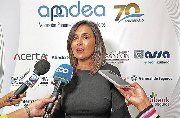 Gina Herrero, presidenta de la Asociación Panameña de Aseguradores