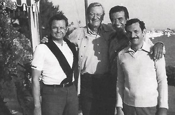Flavio Velásquez, John Wayne, Walter Arturo McGowen y Omar Jaén