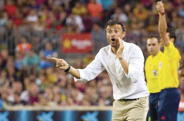 Luis Enrique, actual entrenador de España, siguió el camino inverso a Figo.