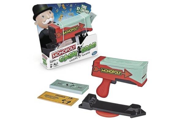 Monopoly Cash Grab se juega fuera del tablero.