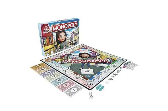 Miss Monopoly es la sobrina del Sr. Monopoly, y una gurú de las inversiones.