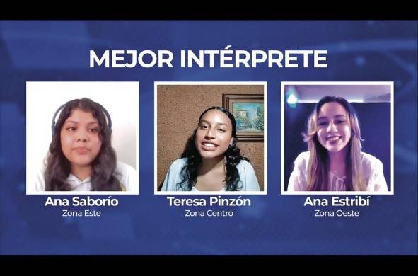 Integrantes de la categoría mejor intérprete.