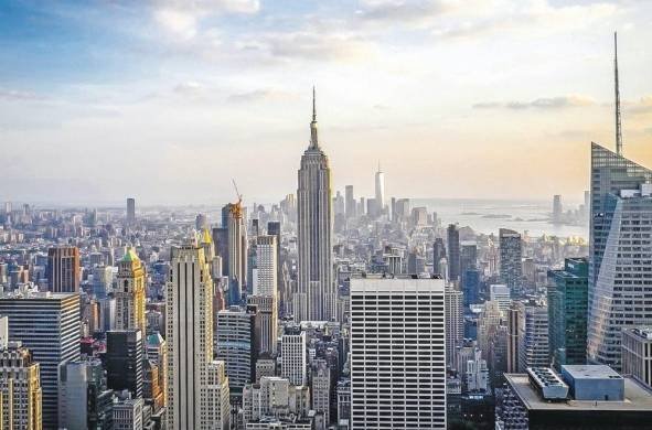 Vista de la ciudad de Nueva York, Estados Unidos