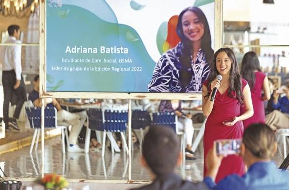 Adriana Batista resultó ganadora de líder del equipo de Panamá del programa de 'Semillas para el Futuro' en su edición 2022