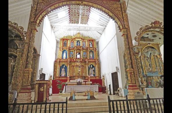 Retablo Mayor de la Santísima Virgen María. Iglesia de San Atanasio de Los Santos