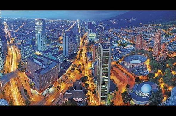 La ciudad de Bogotá, capital de Colombia
