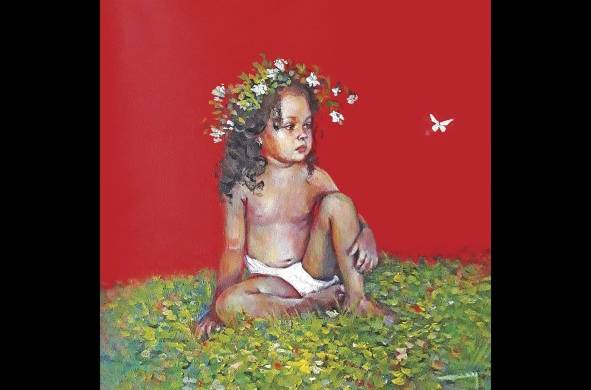 'Inocencia', una obra de la artista panameña Elsy Acosta.