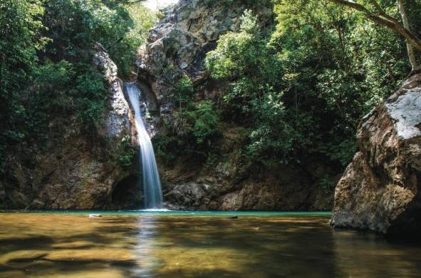 El patrimonio verde posee fauna y flora así como también fuentes hídricas como cascadas y quebradas.