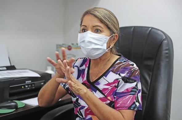 Anabel Navarro, jefa de Salud Pública de Panamá Norte.