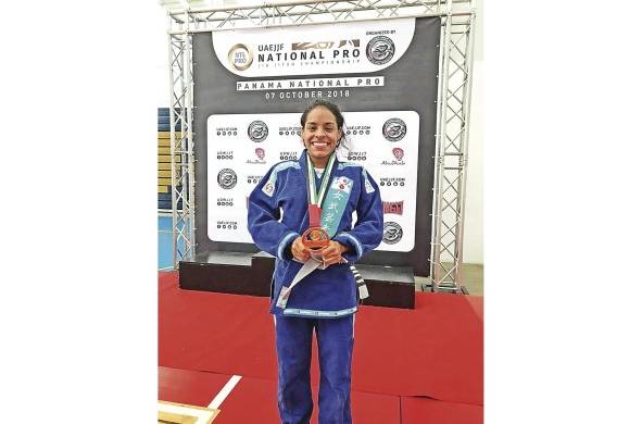 La panameña es campeona femenina -49kg Panamericano de la JIIF 2018.