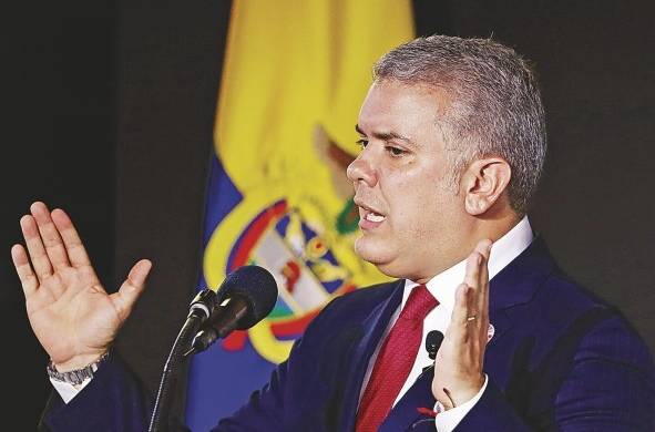 Iván Duque, jefe de Estado colombiano