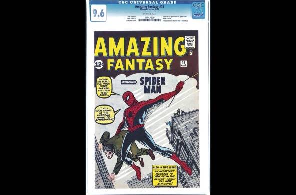 La primera aparición de Spider-Man en Amazon Fantasy No.15 fue vendida por $3.6 millones.