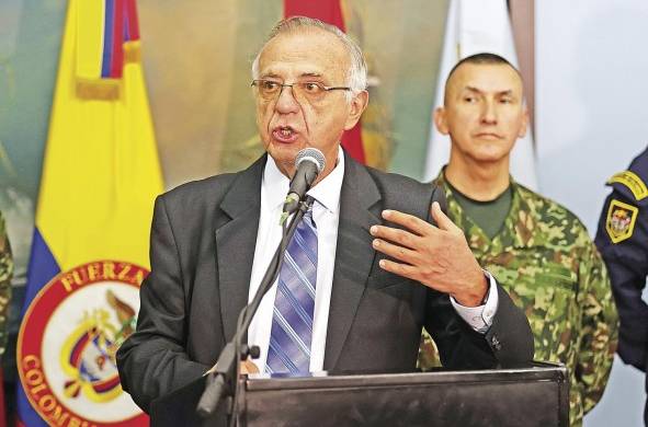 El ministro de Defensa de Colombia, Iván Velásquez