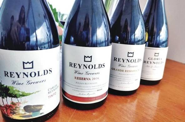 En la cata se degustaron cuatro vinos de Reynolds Wine Growers