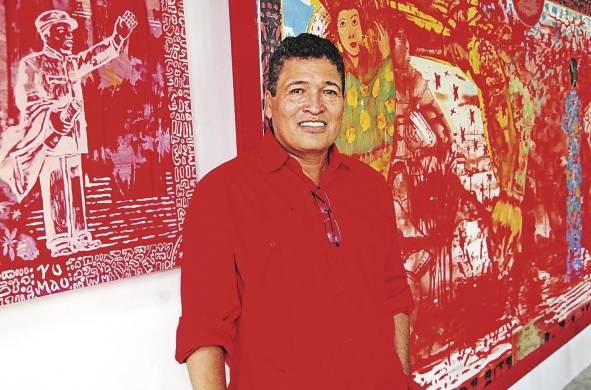 El artista panameño Aristides Ureña estrena su obra en Santiago de Veraguas.