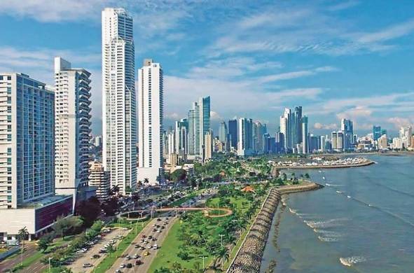 Imagen actual de la bahía de Panamá.