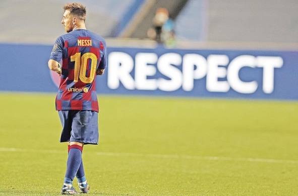 Messi, el '10' del FC Barcelona pone punto y final a su trayectoria como blaugrana.