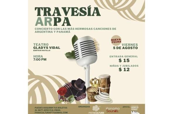 Concierto argentino-panameño 'Travesía ARPA'