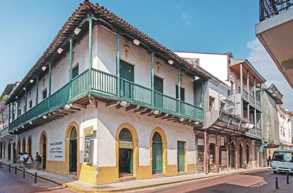 Casa Góngora, calle cuarta y avenida Central, Casco Antiguo de la ciudad de Panamá, restaurada por Eduardo Tejeira Davis en 1998-99.