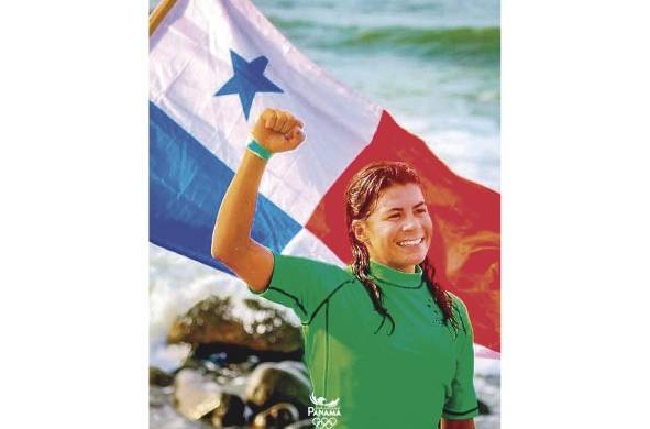 Verónica Correa entró a lo grande en la historia del surf de los Centroamericanos y del Caribe.